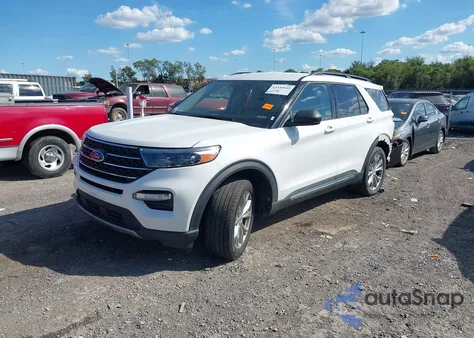 2020 Ford Explorer Xlt z USA, uszkodzony, nr VIN 1FMSK8DH5LGB40411